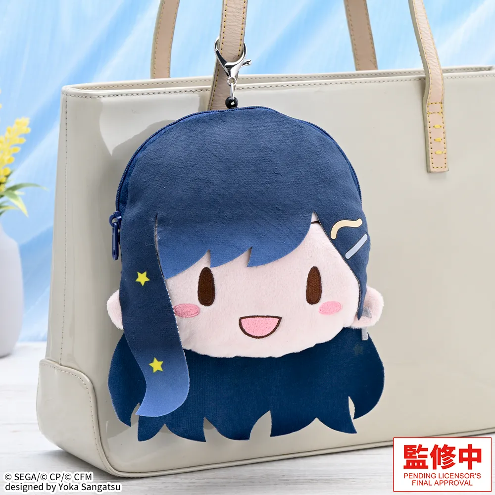 fuwa petit "HATSUNE MIKU: COLORFUL STAGE!" Face Pouch with Reel "An Shiraishi"