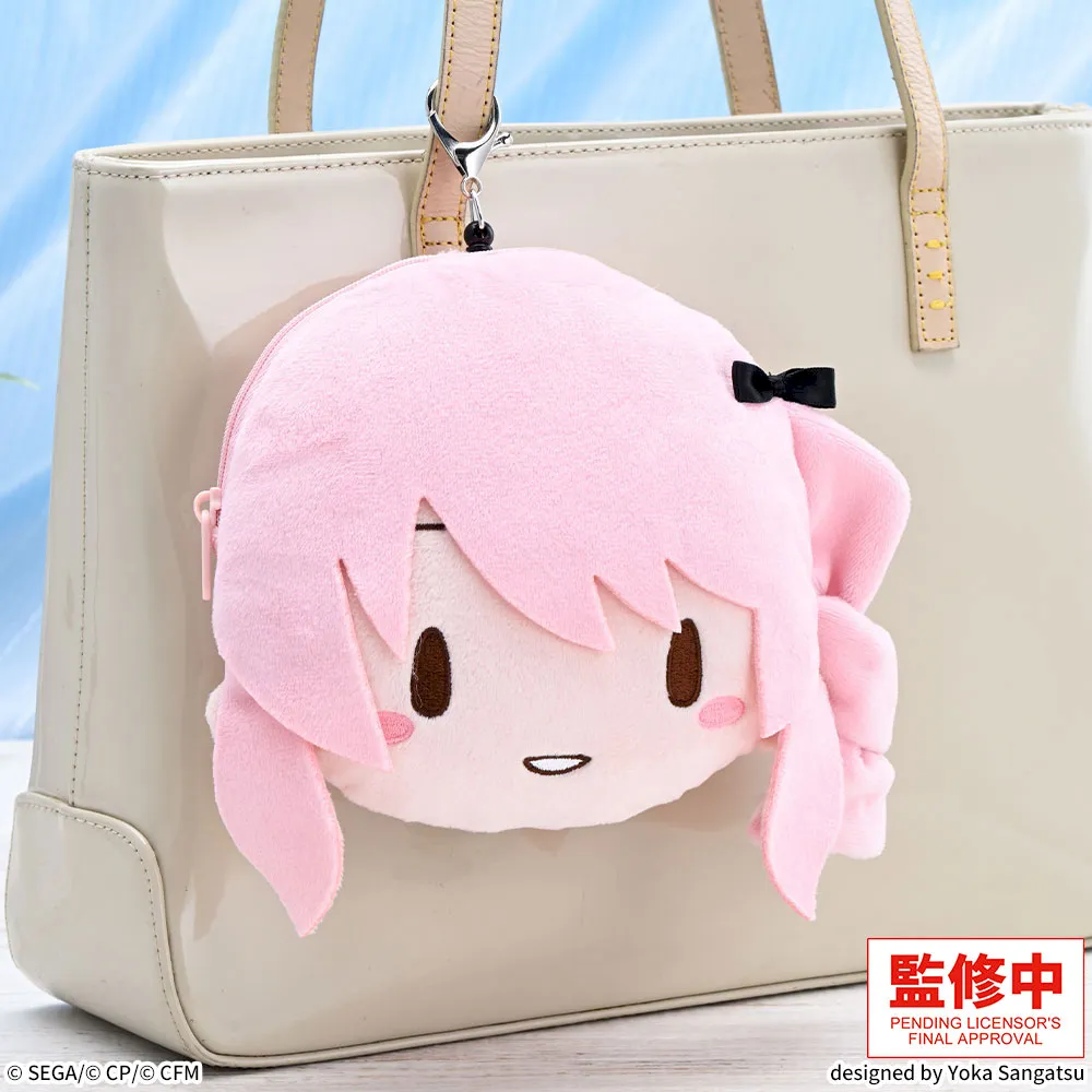 fuwa petit "HATSUNE MIKU: COLORFUL STAGE!" Face Pouch with Reel "Mizuki Akiyama"