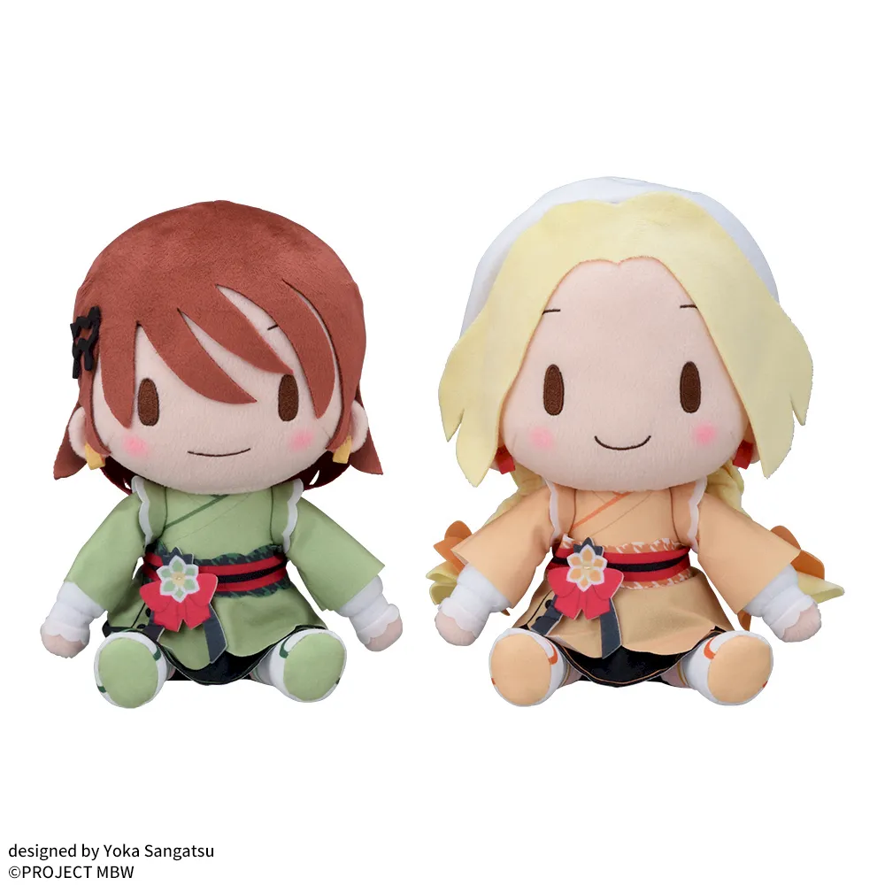 fuwa petit "MAEBASHI WITCHES" M Plush "Kyoka Kitahara & Choco Mitsumata"