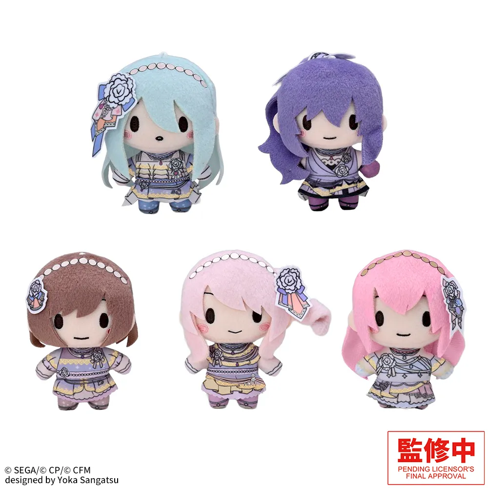 fuwa petit Mascot "HATSUNE MIKU: COLORFUL STAGE!" Mascot "Nightcord at 25:00 - Carnation Recollection"